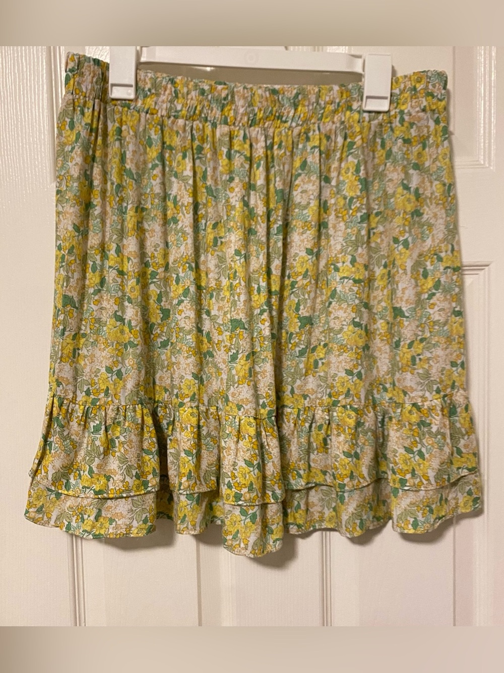 Rachel Zoe Floral Ruffle Mini Skirt